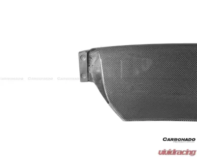 Carbonado FGCF OEM Style Front Bumper Low Center Chin Splitter Ferrari 488 Pista 2018-2022 - FGCF9503OEPST-CFL