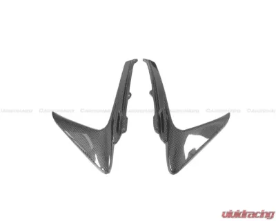 Carbonado FGCF OEM Style Front Bumper Vent Canards Ferrari 488 Pista 2018-2022 - FGCF9503OEPST-CRD