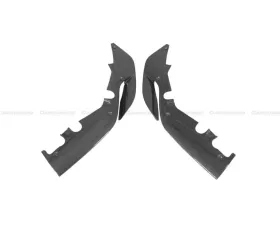 Carbonado DryCF OEM Style Front Bumper Side Splitter Ferrari 488 Pista 2018-2022