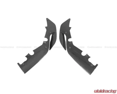 Carbonado FGCF OEM Style Front Bumper Side Splitter Ferrari 488 Pista 2018-2022 - FGCF9503OEPST-FLSS