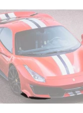 Carbonado FGCF OEM Style Front Bumper Side Splitter Ferrari 488 Pista 2018-2022                                     - FGCF9503OEPST-FLSS - Image 5