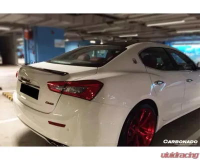 Carbonado CFRP BSD Style Trunk Spoiler Maserati Ghibli 2014-2020 - CF9552BSD.TS