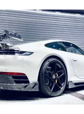Carbonado CFRP TA Style Trunk Spoiler Wing Porsche 911 992 Carrera | S | 4 | 4S 2019-2023                                     - CF992TA-W - Image 6
