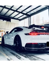 Carbonado CFRP TA Style Trunk Spoiler Wing Porsche 911 992 Carrera | S | 4 | 4S 2019-2023                                     - CF992TA-W - Image 7
