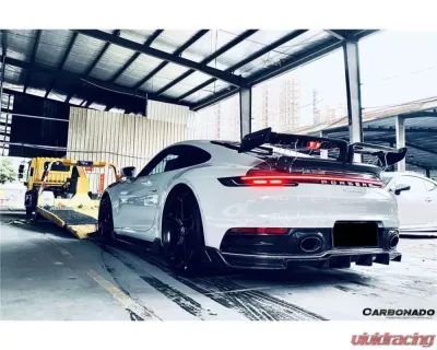 Carbonado CFRP TA Style Trunk Spoiler Wing Porsche 911 992 Carrera | S | 4 | 4S 2019-2023 - CF992TA-W