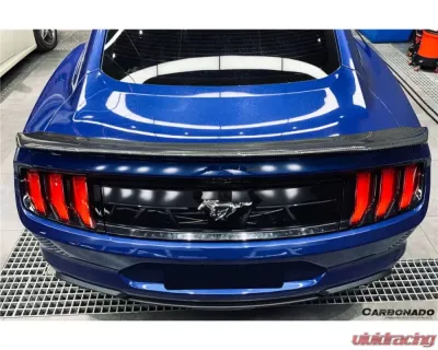 Carbonado Carbon Fiber Reinforced Plastic BM Style Trunk Spoiler for Ford Mustang 2014-2022 - CFBMC006