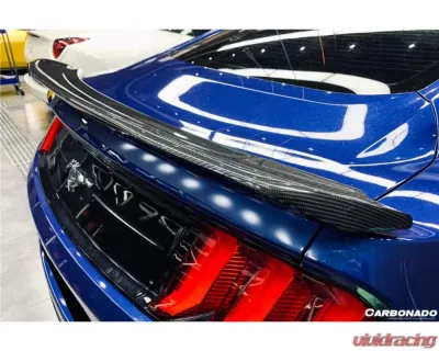 Carbonado Carbon Fiber Reinforced Plastic BM Style Trunk Spoiler for Ford Mustang 2014-2022 - CFBMC006