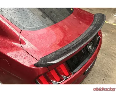 Carbonado Carbon Fiber Reinforced Plastic BM Style Trunk Spoiler for Ford Mustang 2014-2022 - CFBMC006