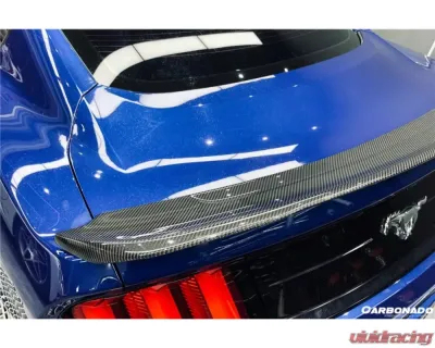 Carbonado Carbon Fiber Reinforced Plastic BM Style Trunk Spoiler for Ford Mustang 2014-2022 - CFBMC006