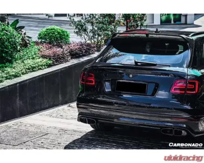 Carbonado CFRP OD Style Rear Lip Bently Bentayga 4.0 V8 2016-2019 - CFBentayga-RL