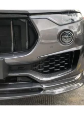 Carbonado CFRP OD Style Front Bumper Vents Trims Maserati Levante Modena | GT 2017-2022                                     - CFLevanteOD-FBVT - Image 4