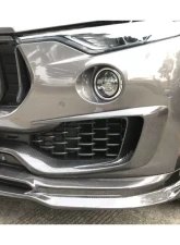 Carbonado CFRP OD Style Front Bumper Vents Trims Maserati Levante Modena | GT 2017-2022                                     - CFLevanteOD-FBVT - Image 5