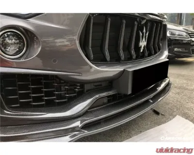 Carbonado Carbon Fiber Front Lip for Maserati Levante 2017-2022 - CFLevanteOD-FL