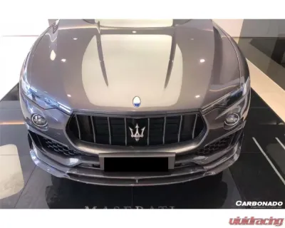 Carbonado Carbon Fiber Front Lip for Maserati Levante 2017-2022 - CFLevanteOD-FL