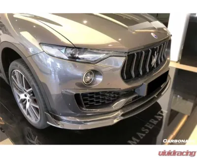 Carbonado Carbon Fiber Front Lip for Maserati Levante 2017-2022 - CFLevanteOD-FL