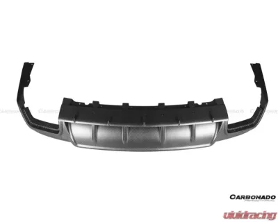 Carbonado CFRP OD Style Rear Diffuser Lip w/o Exhaust Tips Maserati Levante Modena | GT 2017-2022 - CFLevanteOD-RL