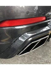 Carbonado CFRP OD Style Rear Diffuser Lip w/o Exhaust Tips Maserati Levante Modena | GT 2017-2022                                     - CFLevanteOD-RL - Image 4