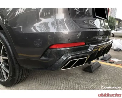 Carbonado CFRP OD Style Rear Diffuser Lip w/o Exhaust Tips Maserati Levante Modena | GT 2017-2022 - CFLevanteOD-RL