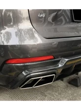 Carbonado CFRP OD Style Rear Diffuser Lip w/o Exhaust Tips Maserati Levante Modena | GT 2017-2022                                     - CFLevanteOD-RL - Image 6