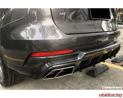 Carbonado CFRP OD Style Rear Diffuser Lip w/o Exhaust Tips Maserati Levante Modena | GT 2017-2022 - CFLevanteOD-RL