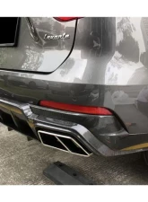 Carbonado CFRP OD Style Rear Diffuser Lip w/o Exhaust Tips Maserati Levante Modena | GT 2017-2022                                     - CFLevanteOD-RL - Image 7