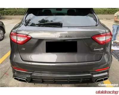 Carbonado CFRP OD Style Rear Diffuser Lip w/o Exhaust Tips Maserati Levante Modena | GT 2017-2022 - CFLevanteOD-RL