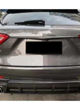 Carbonado CFRP OD Style Rear Diffuser Lip w/o Exhaust Tips Maserati Levante Modena | GT 2017-2022                                     - CFLevanteOD-RL - Image 9