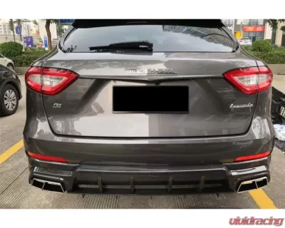 Carbonado CFRP OD Style Rear Diffuser Lip w/o Exhaust Tips Maserati Levante Modena | GT 2017-2022 - CFLevanteOD-RL