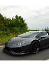 Carbonado Carbonado DryCF DE Style Front Lip for Lamborghini Huracan LP610 2015-2020                                     - DRYCF5556LB-FL - Image 8