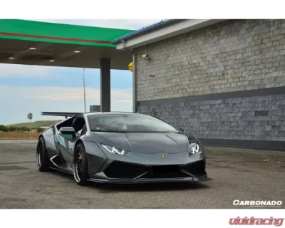 Carbonado Carbonado DryCF DE Style Front Lip for Lamborghini Huracan LP610 2015-2020 - DRYCF5556LB-FL