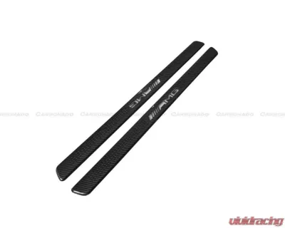Carbonado DryCF OE Style Dry Door Sills Steps Cover Mercedes Benz C217 S63 | S65 AMG Coupe 2014-2021 - DRYCF8506OEM.DC
