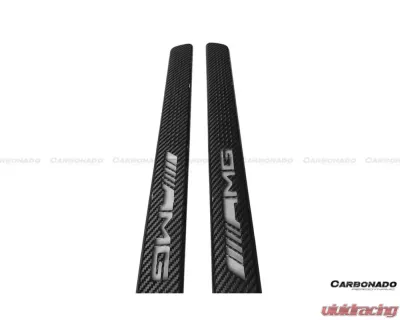 Carbonado DryCF OE Style Dry Door Sills Steps Cover Mercedes Benz C217 S63 | S65 AMG Coupe 2014-2021 - DRYCF8506OEM.DC