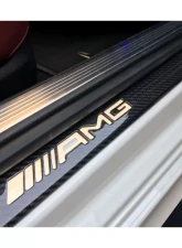 Carbonado DryCF OE Style Dry Door Sills Steps Cover Mercedes Benz C217 S63 | S65 AMG Coupe 2014-2021                                     - DRYCF8506OEM.DC - Image 5