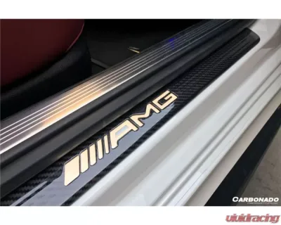 Carbonado DryCF OE Style Dry Door Sills Steps Cover Mercedes Benz C217 S63 | S65 AMG Coupe 2014-2021 - DRYCF8506OEM.DC