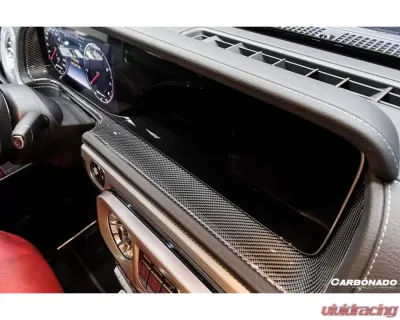 Carbonado DryCF Dry Screen Surround Panel Replacement Mercedes Benz W464 G550 | G63 AMG G-Class 2019-2022 - DRYCF8516OE-INTRIII