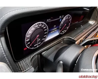 Carbonado DryCF Dry Screen Surround Panel Replacement Mercedes Benz W464 G550 | G63 AMG G-Class 2019-2022 - DRYCF8516OE-INTRIII