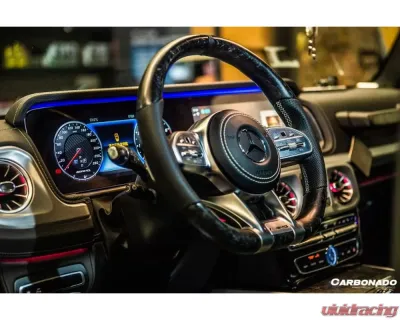 Carbonado DryCF Dry Screen Surround Panel Replacement Mercedes Benz W464 G550 | G63 AMG G-Class 2019-2022 - DRYCF8516OE-INTRIII