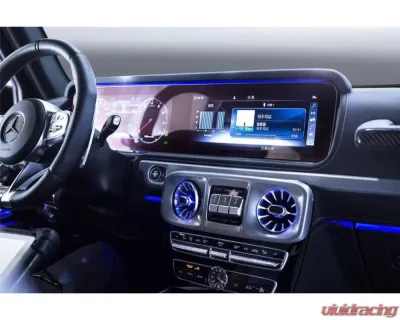 Carbonado DryCF Dry Screen Surround Panel Replacement Mercedes Benz W464 G550 | G63 AMG G-Class 2019-2022 - DRYCF8516OE-INTRIII