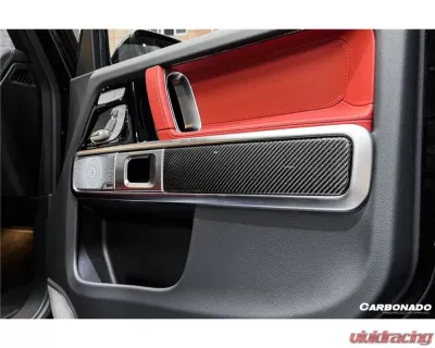 Carbonado DryCF Dry Door Patch Replacement Mercedes Benz W464 G550 | G63 AMG G-Class 2019-2022 - DRYCF8516OE-INTRI