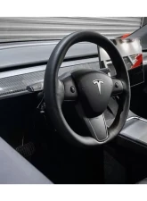 Carbonado DryCF OEM Style Autoclave Dashboard Trim Interior Replacement Tesla Model 3 | Y 2020-2023                                     - DRYCF9405OE-DBTI - Image 18