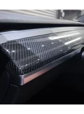 Carbonado DryCF OEM Style Autoclave Dashboard Trim Interior Replacement Tesla Model 3 | Y 2020-2023                                     - DRYCF9405OE-DBTI - Image 10