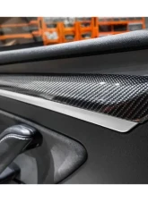 Carbonado DryCF OEM Style Autoclave Door Trim Interior Replacement Tesla Model 3 | Y 2020-2023                                     - DRYCF9405OE-DTI - Image 12