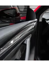 Carbonado DryCF OEM Style Autoclave Door Trim Interior Replacement Tesla Model 3 | Y 2020-2023                                     - DRYCF9405OE-DTI - Image 8