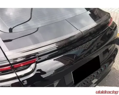 CARBONADO Carbonado DryCF TA Style Trunk Spoiler for Porsche Panamera 971 2017-2022 - DRYCF971OD-TS