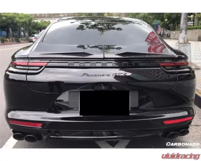 CARBONADO Carbonado DryCF TA Style Trunk Spoiler for Porsche Panamera 971 2017-2022 - DRYCF971OD-TS