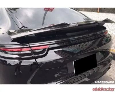CARBONADO Carbonado DryCF TA Style Trunk Spoiler for Porsche Panamera 971 2017-2022 - DRYCF971OD-TS