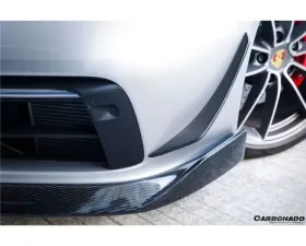 Carbonado DryCF WP Style Dry Bumper Canards Porsche 911 992 Carrera | Targa 2019-2023