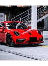 Carbonado DryCF WP Style Dry Bumper Canards Porsche 911 992 Carrera | Targa 2019-2023                                     - DRYCF992SDWP-CRD - Image 11