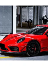 Carbonado DryCF WP Style Dry Front Lip Porsche 911 992 Carrera | Targa 2019-2023                                     - DRYCF992SDWP-FL - Image 3