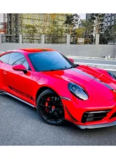 Carbonado DryCF WP Style Dry Front Lip Porsche 911 992 Carrera | Targa 2019-2023                                     - DRYCF992SDWP-FL - Image 7